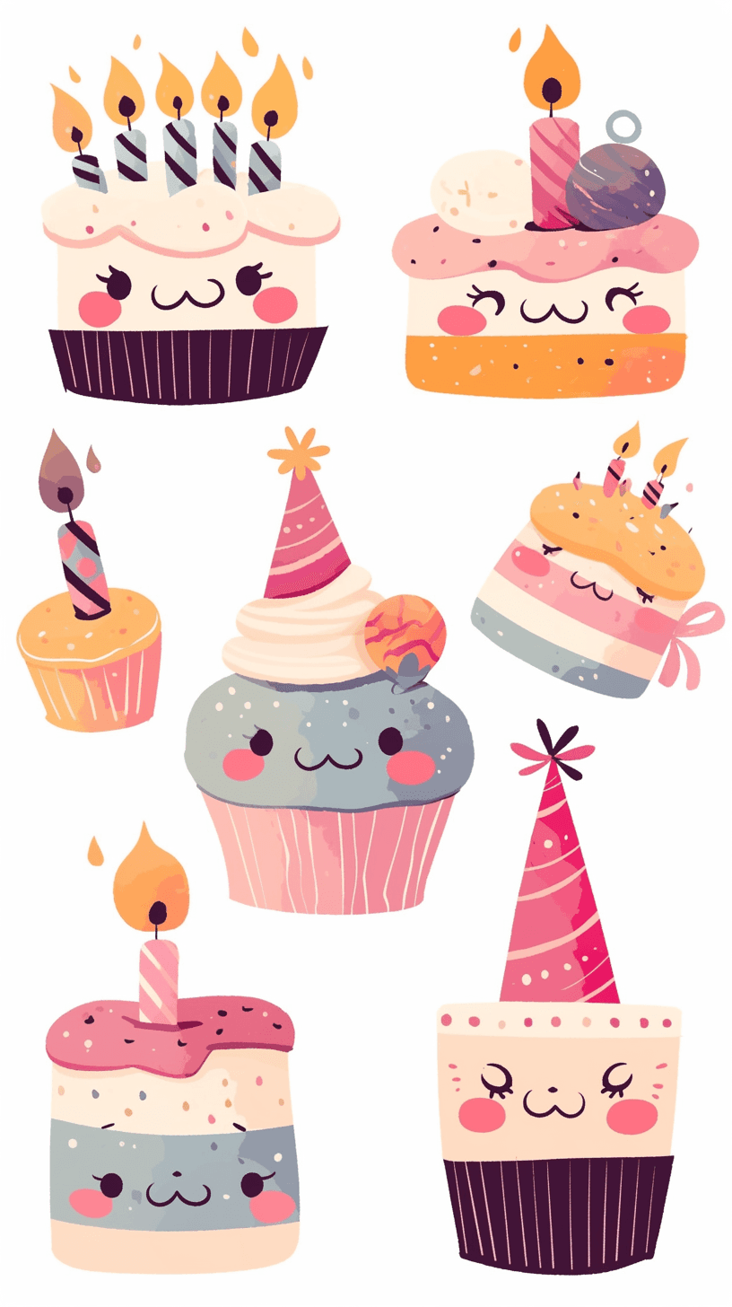 Cake Dash original repeating artwork