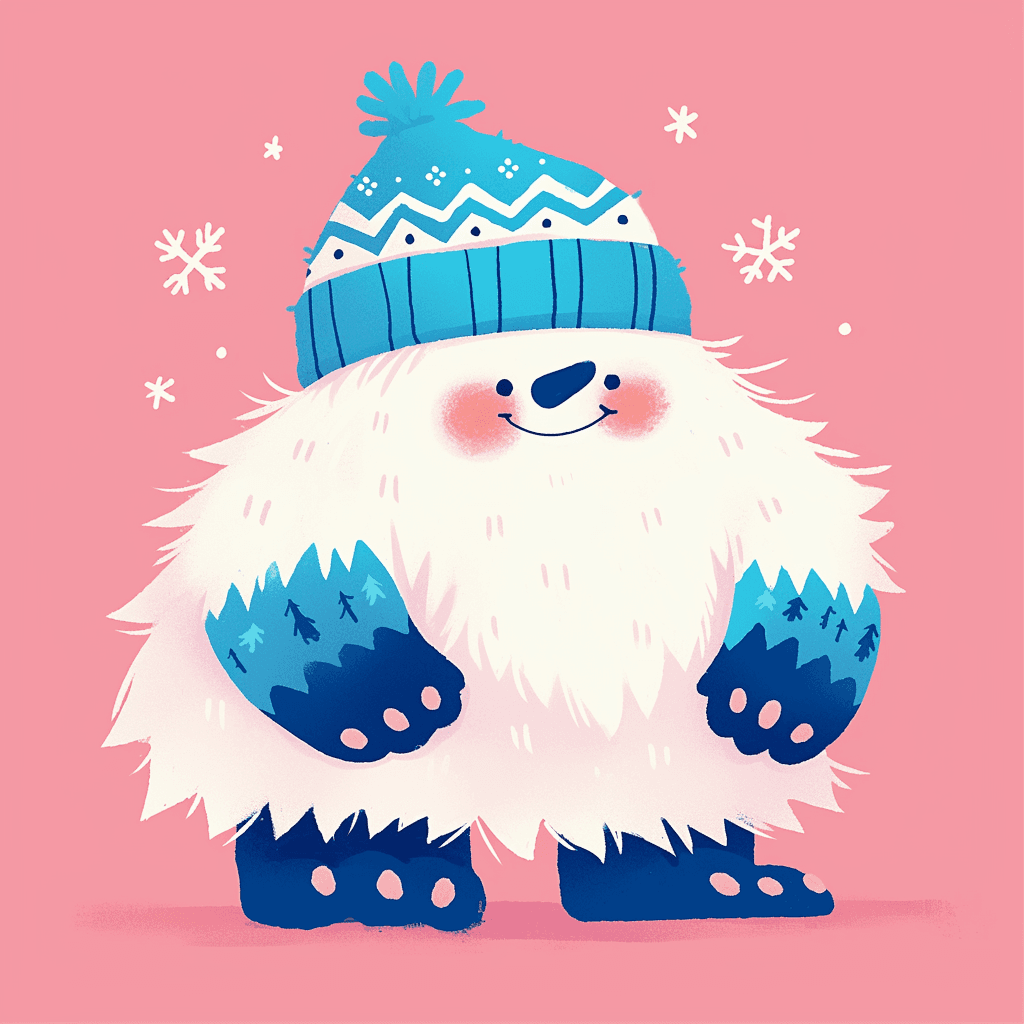 Snowman Crew original repeating artwork