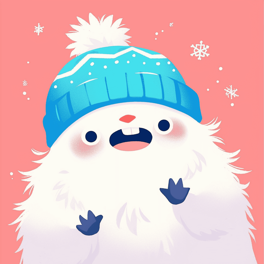 Snowman Squad original repeating artwork