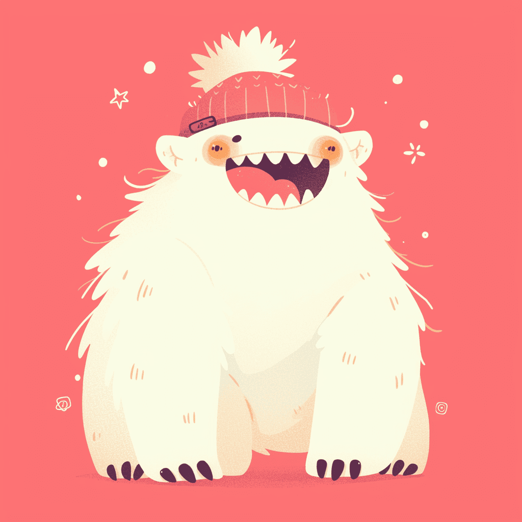 Snowman original repeating artwork
