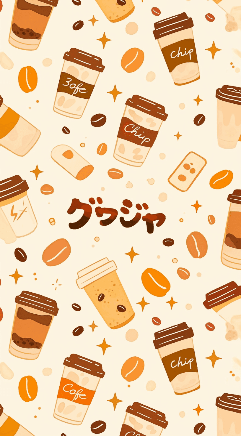 Cake Echo original repeating artwork