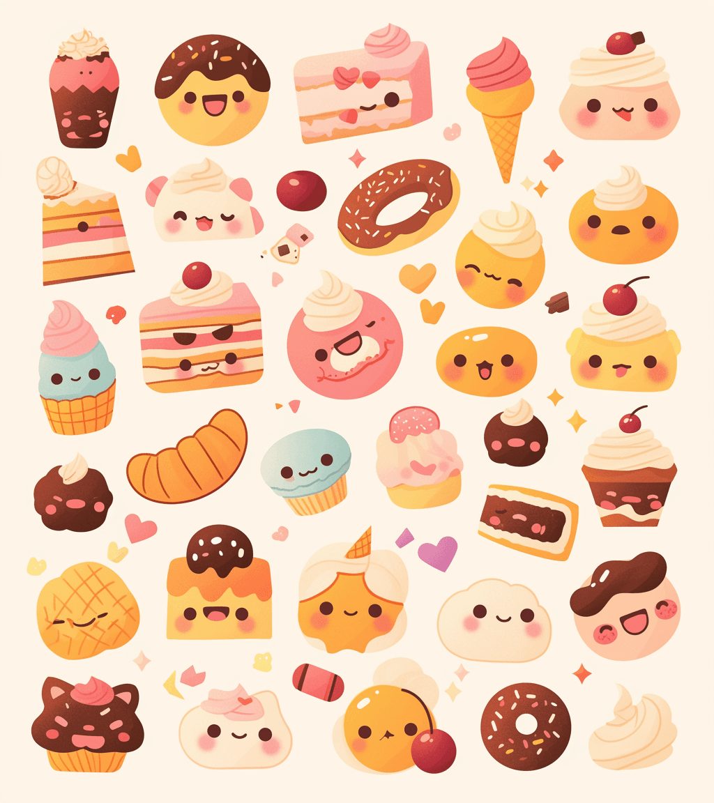 Cake Drift original repeating artwork