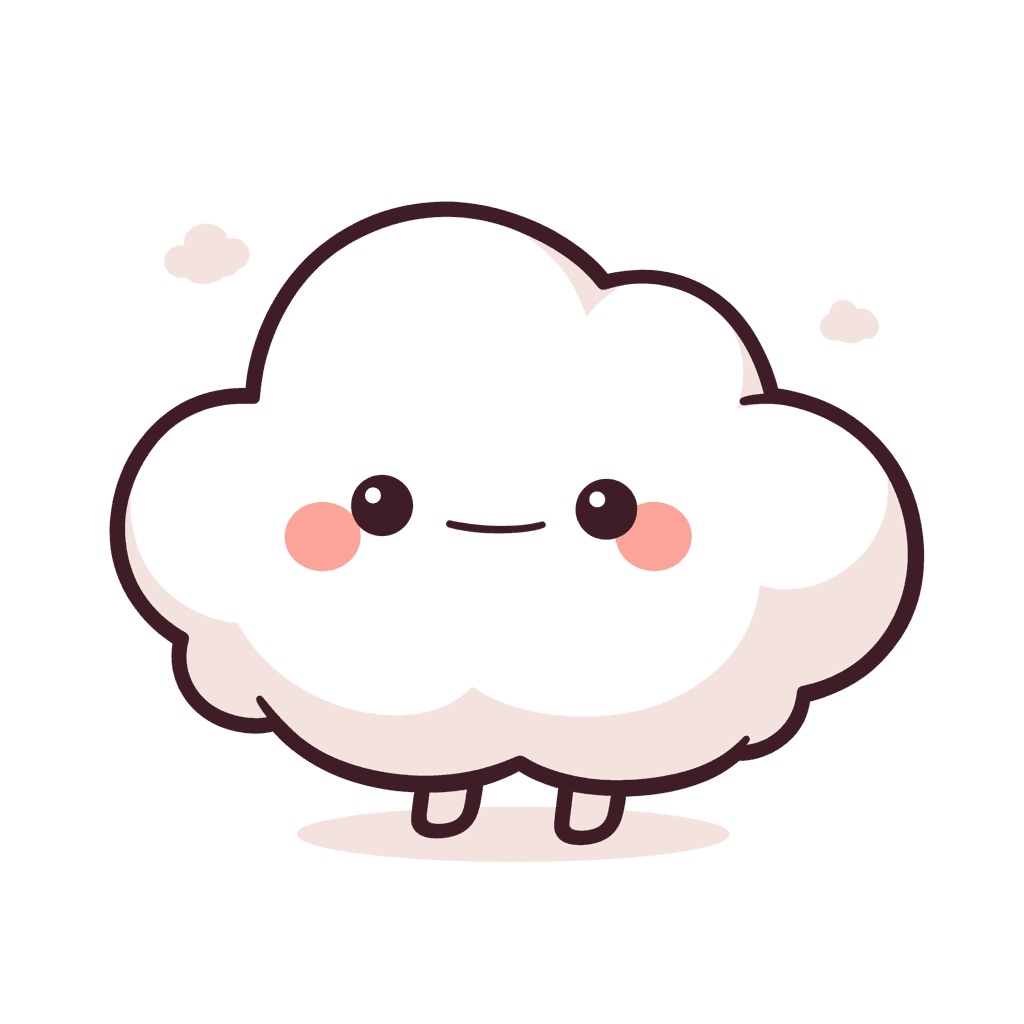 Cartoon Cloud 010 original repeating artwork