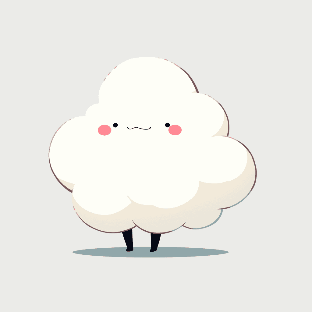 Cartoon Cloud Sprint original repeating artwork