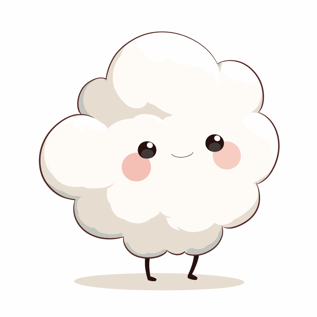 Cartoon Cloud 019 original repeating artwork