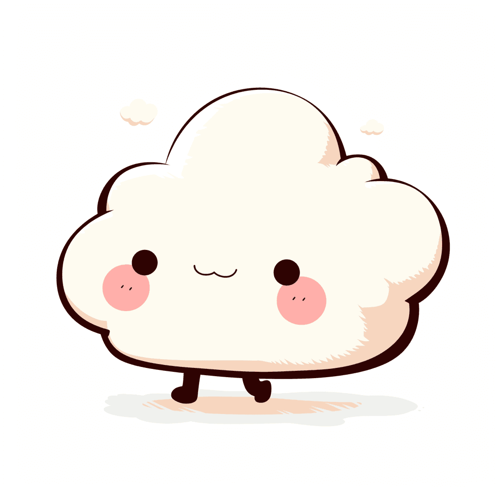 Cartoon Cloud Team original repeating artwork
