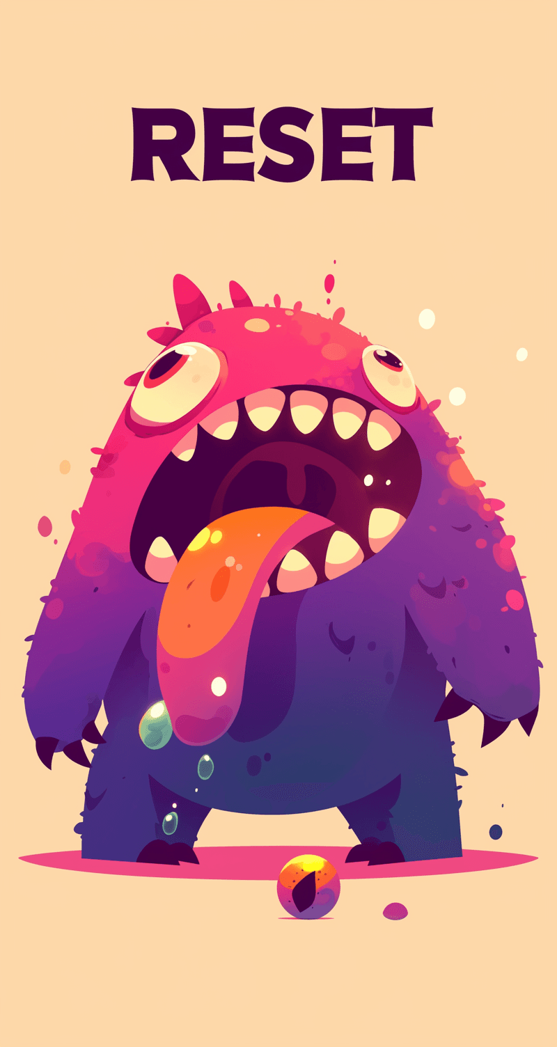 Monster 048 original repeating artwork