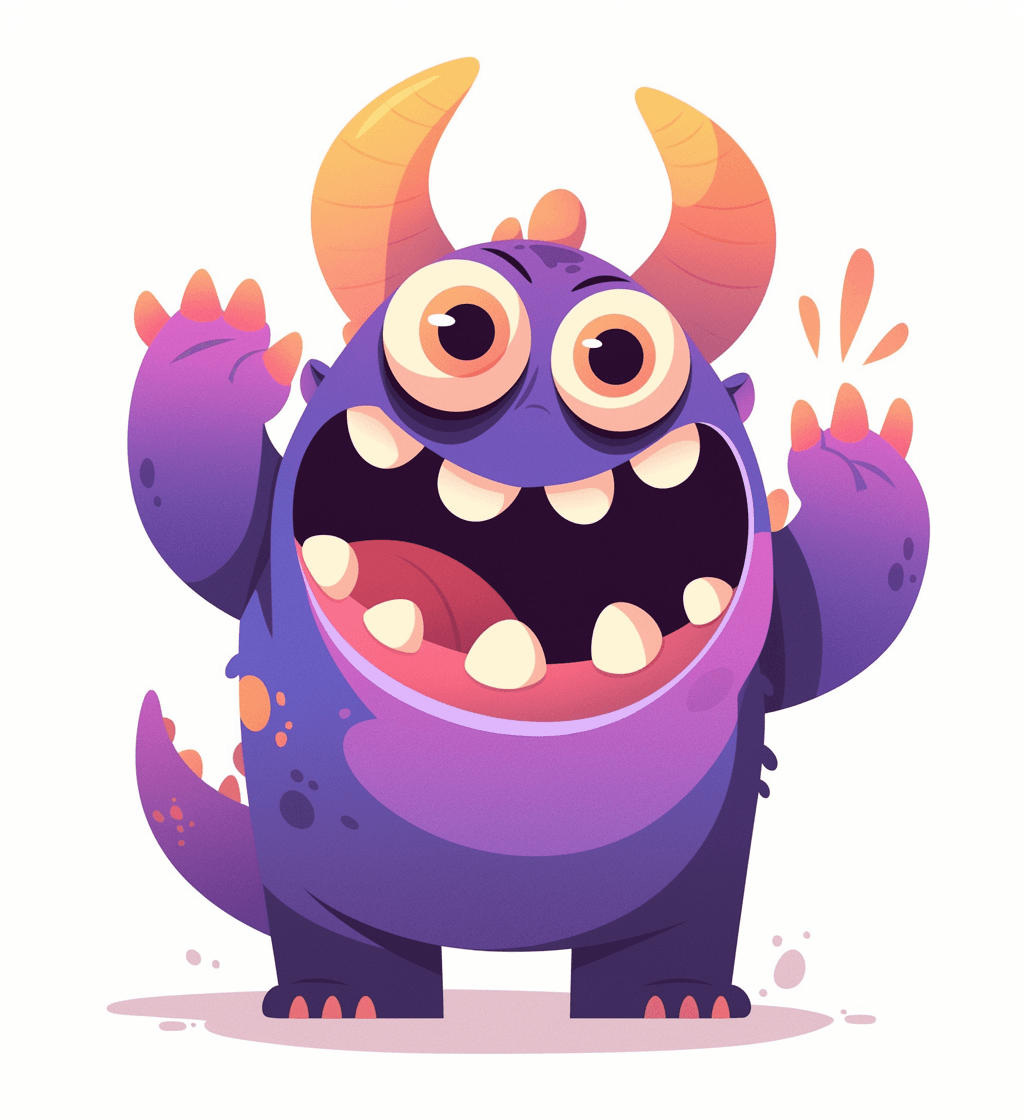 Monster Mono original repeating artwork