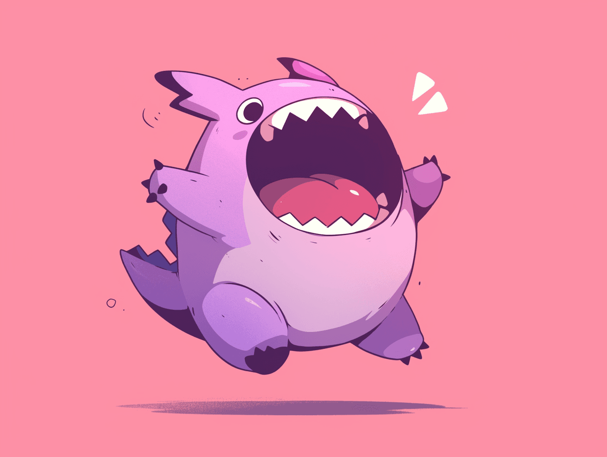 Monster Shine On original repeating artwork