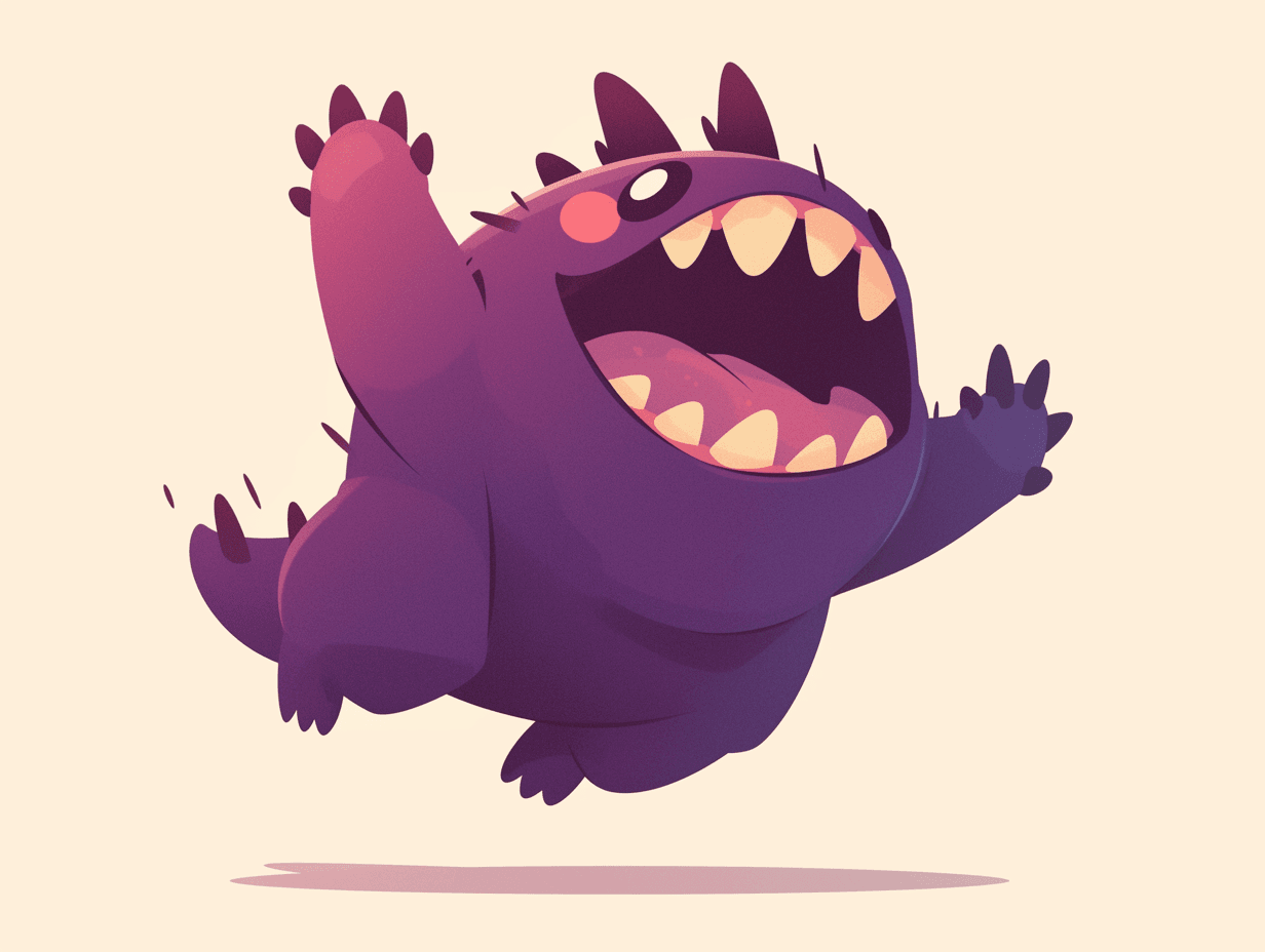Monster 024 original repeating artwork