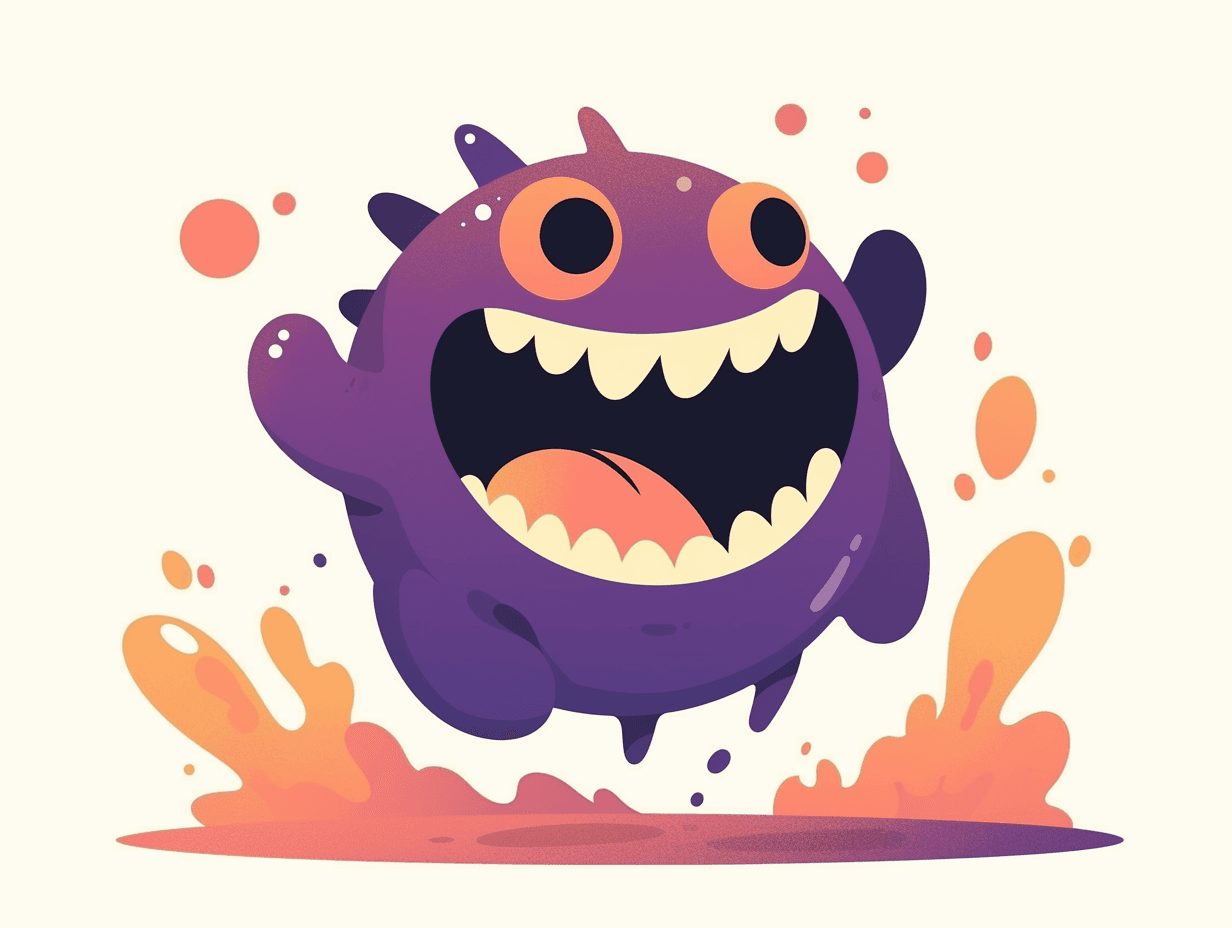Monster 050 original repeating artwork