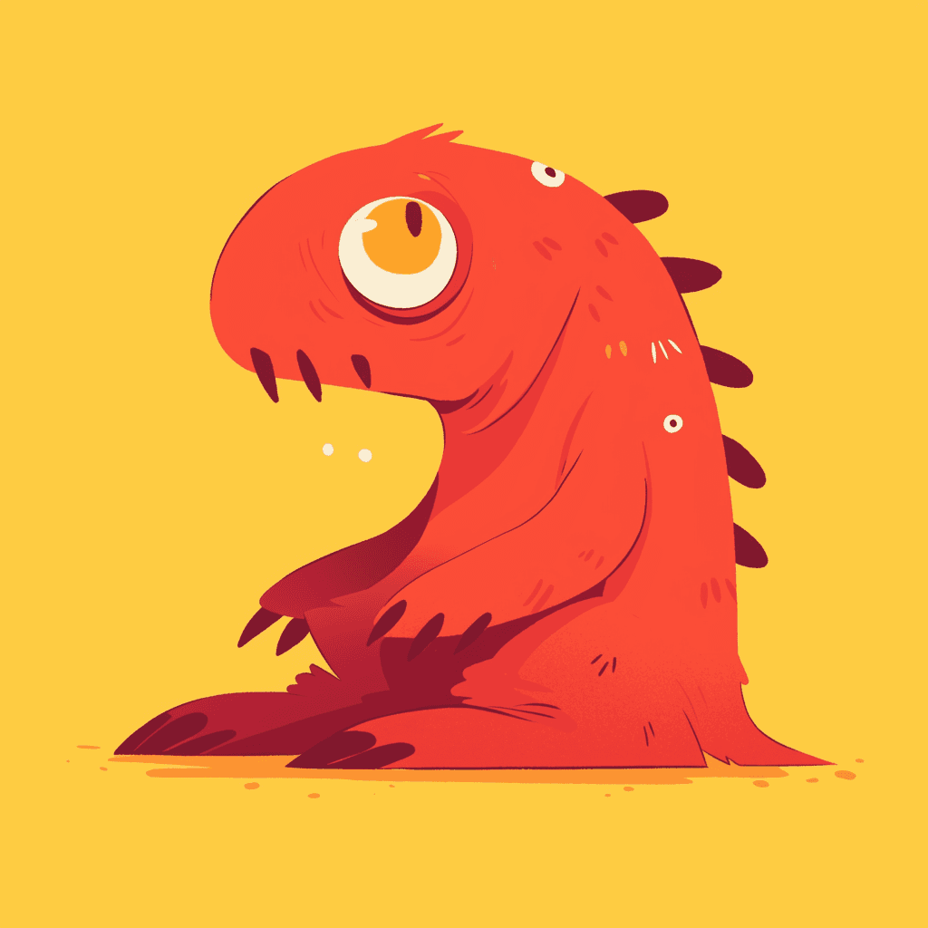 Monster 202 original repeating artwork
