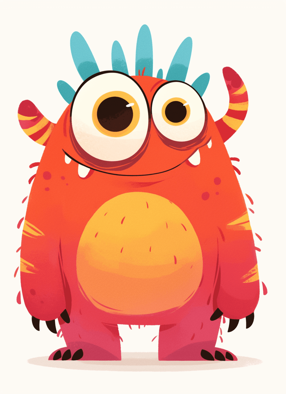 Monster 033 original repeating artwork