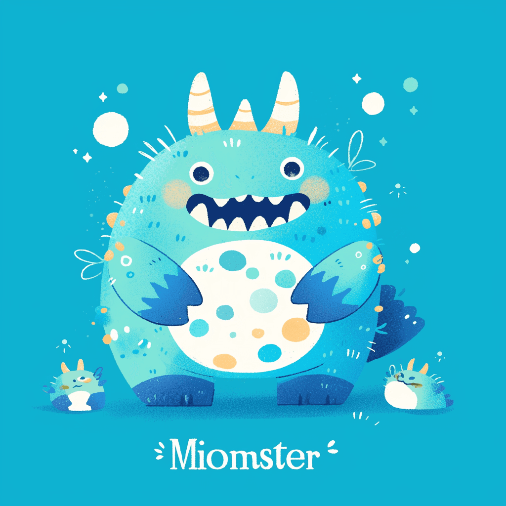 Monster 068 original repeating artwork