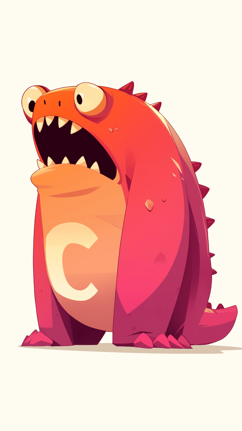 Fun Monster Series original repeating artwork