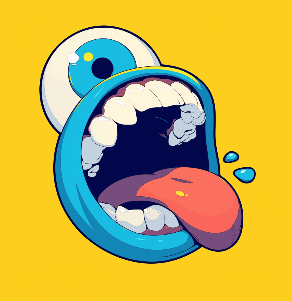 Funny Monster 009 original repeating artwork