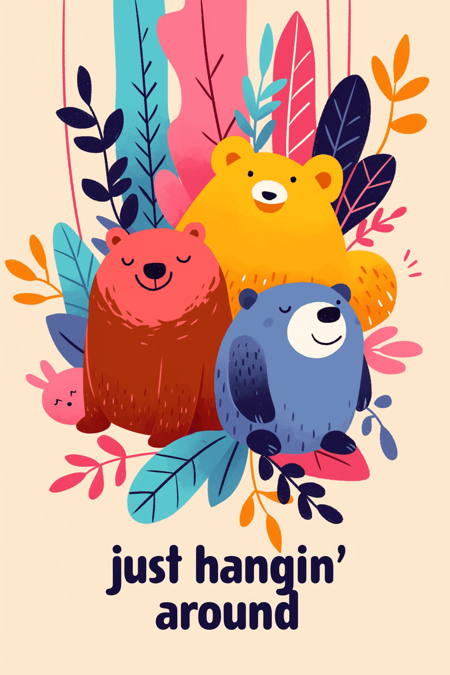 Cute Letter Collective original repeating artwork
