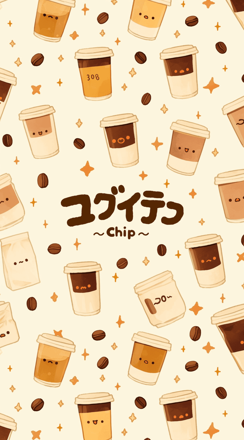 Milk Tea Tribe original repeating artwork