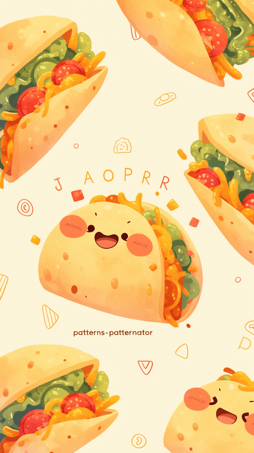 Sandwich Party original repeating artwork