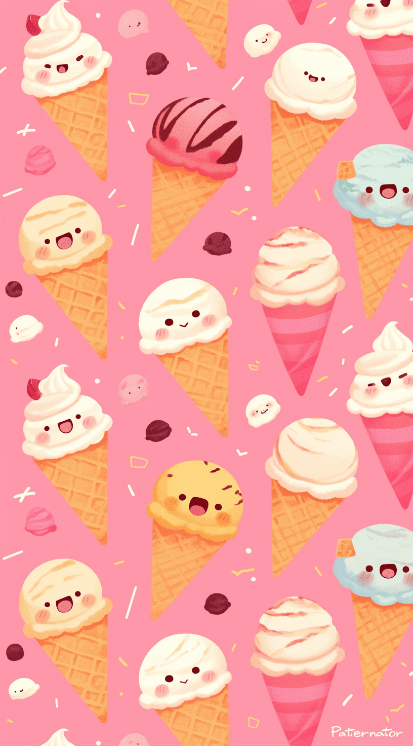Ice Cream 050 original repeating artwork