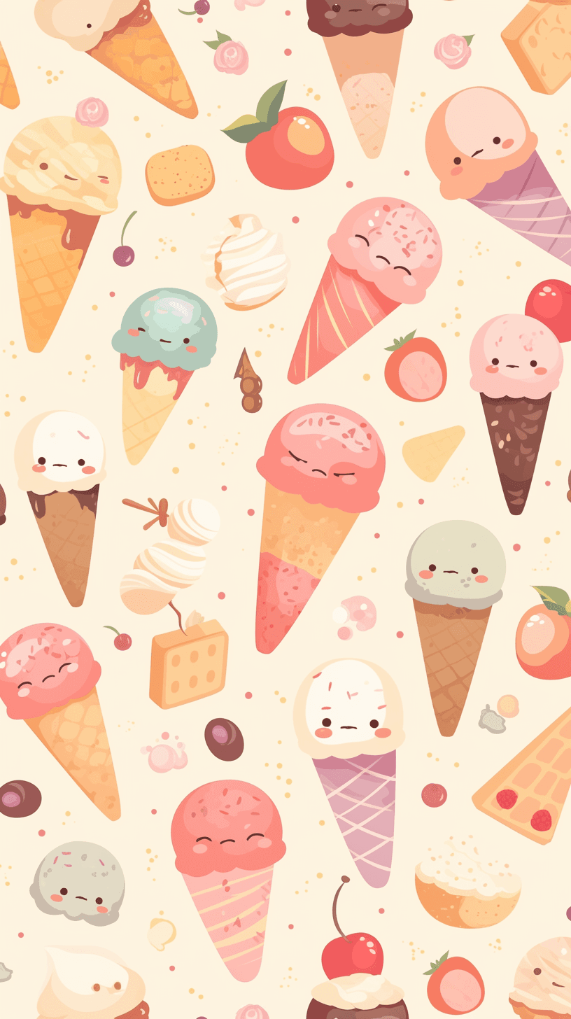 Ice Cream 009 original repeating artwork