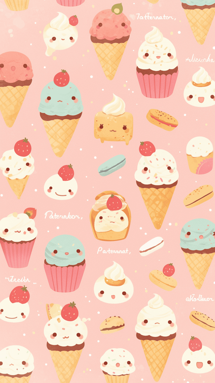 Ice Cream 026 original repeating artwork
