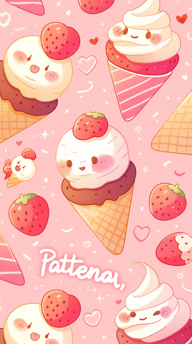 Ice Cream 057 original repeating artwork