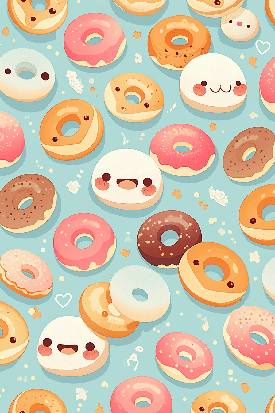 Donut Session original repeating artwork