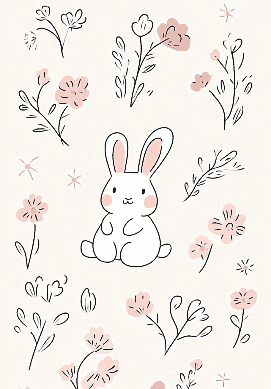 Bunny 250 original repeating artwork