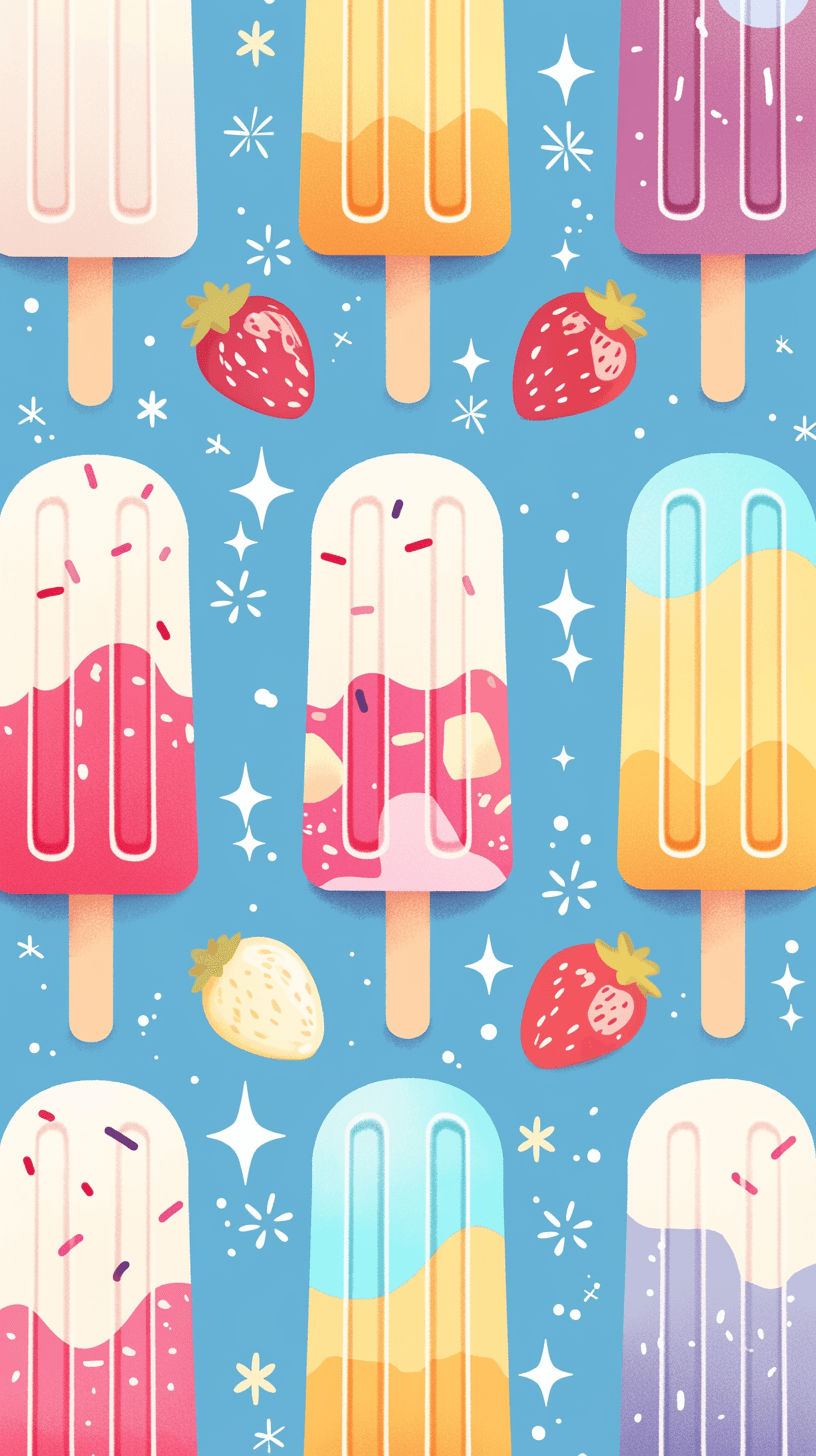 Ice Cream 040 original repeating artwork