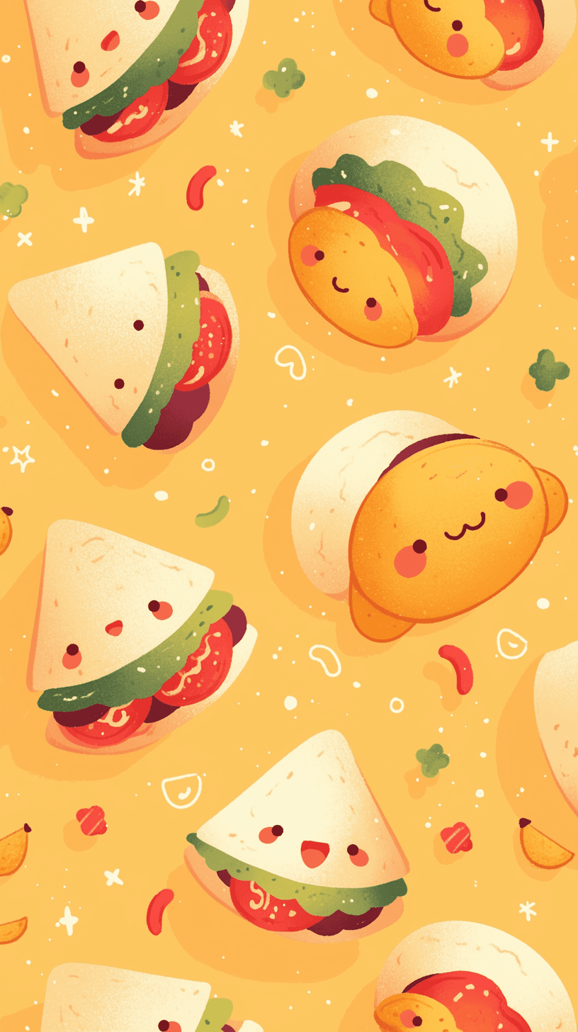 Sandwich Collective original repeating artwork
