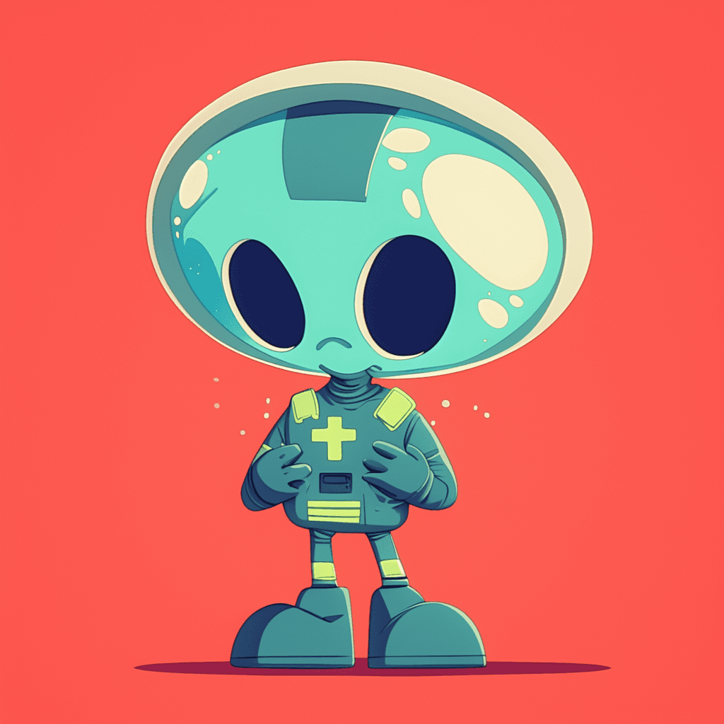 Cartoon People 001 original repeating artwork