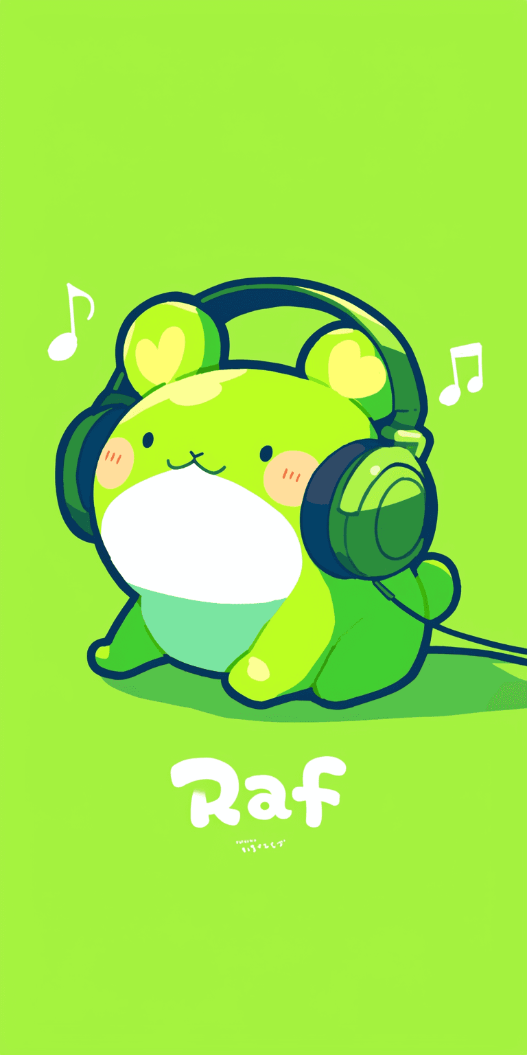Cute Frog Crew original repeating artwork