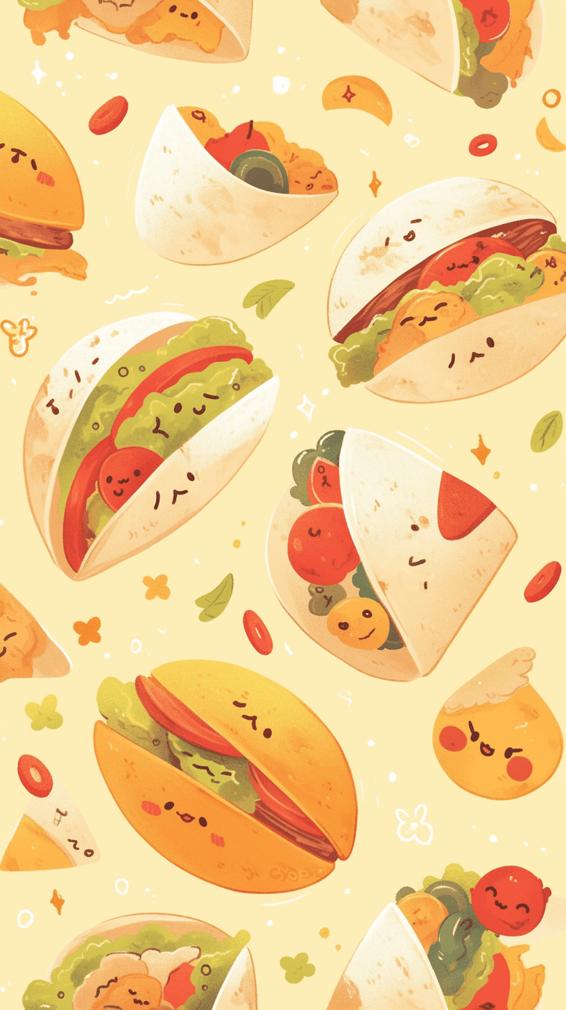 Sandwich Club original repeating artwork