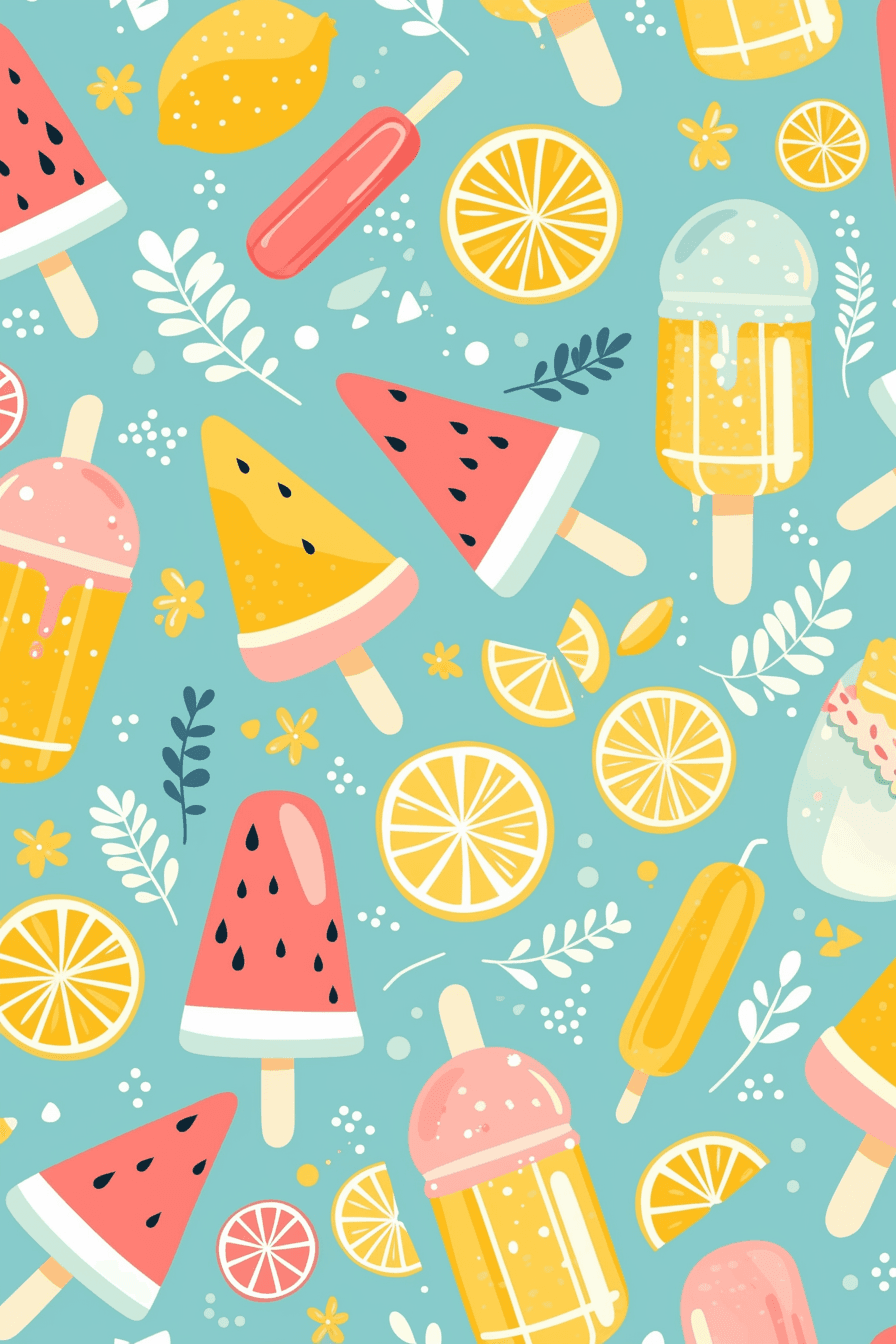 Ice Cream 068 original repeating artwork