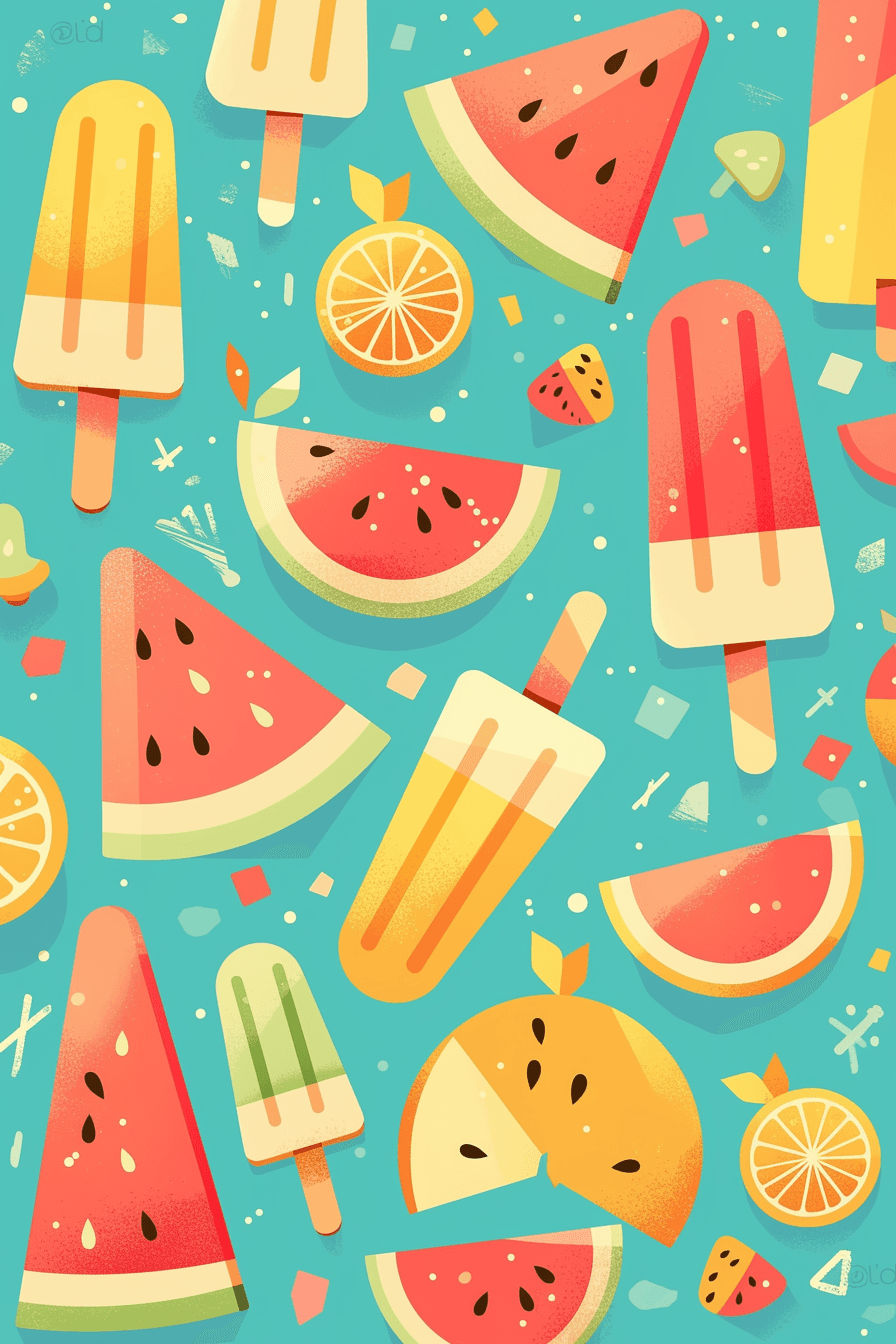 Ice Cream Collective original repeating artwork