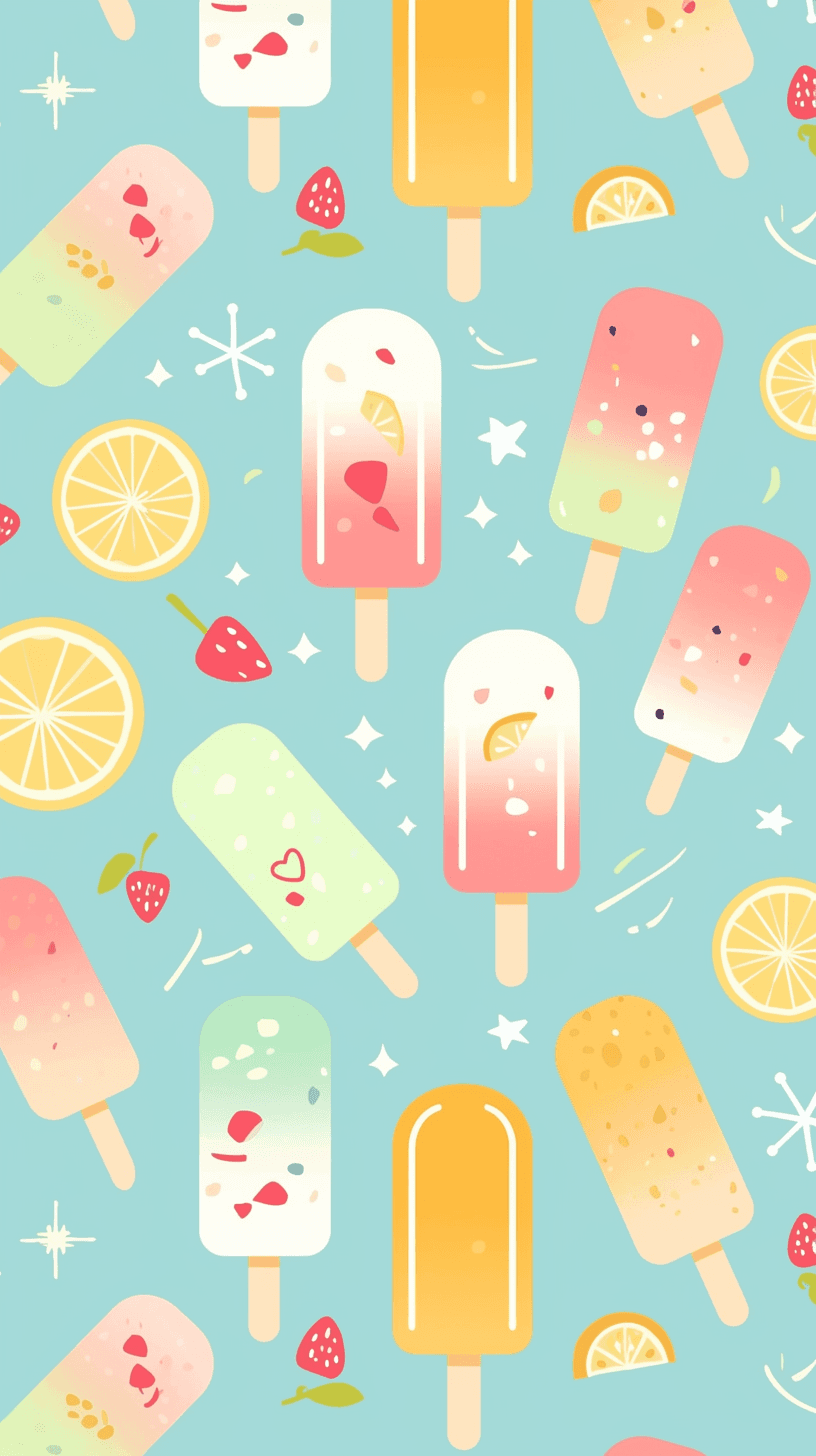 Ice Cream 032 original repeating artwork