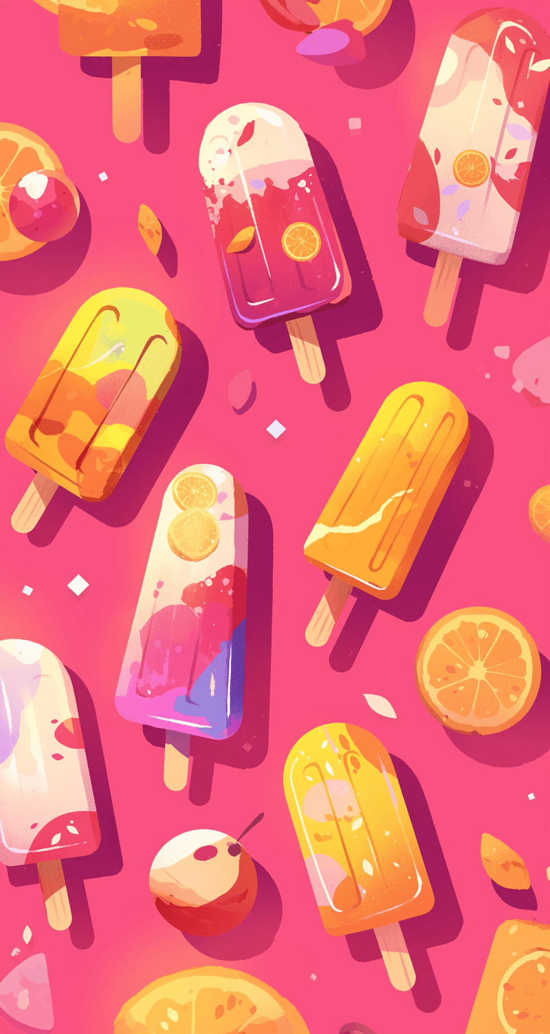 Ice Cream Prism original repeating artwork