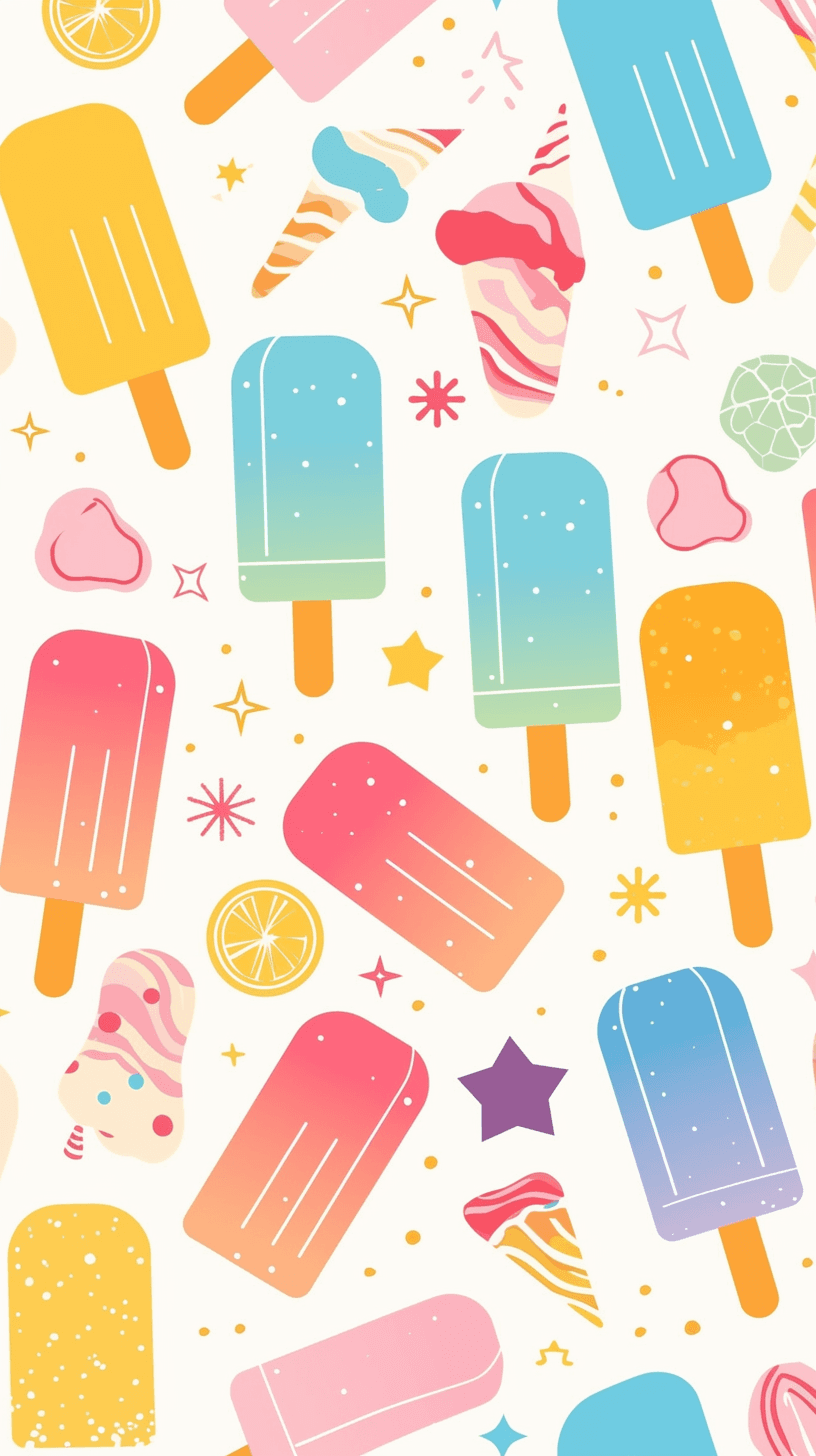 Ice Cream 103 original repeating artwork