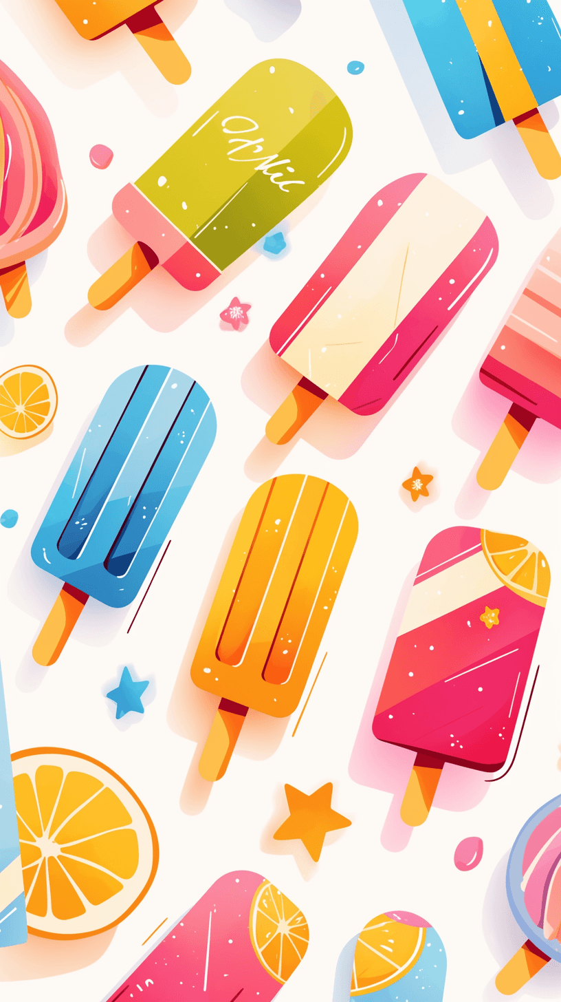 Ice Cream 096 original repeating artwork