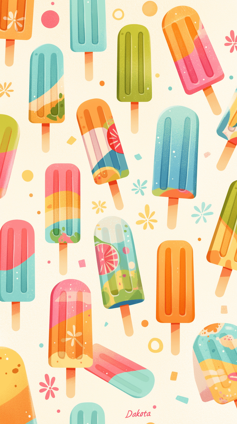 Ice Cream 031 original repeating artwork