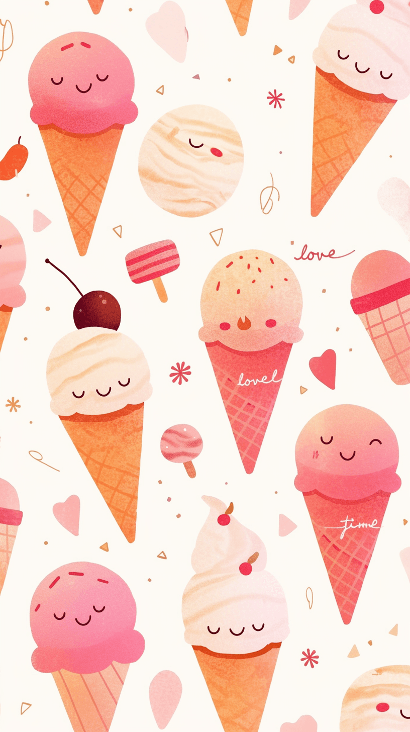 Ice Cream 048 original repeating artwork