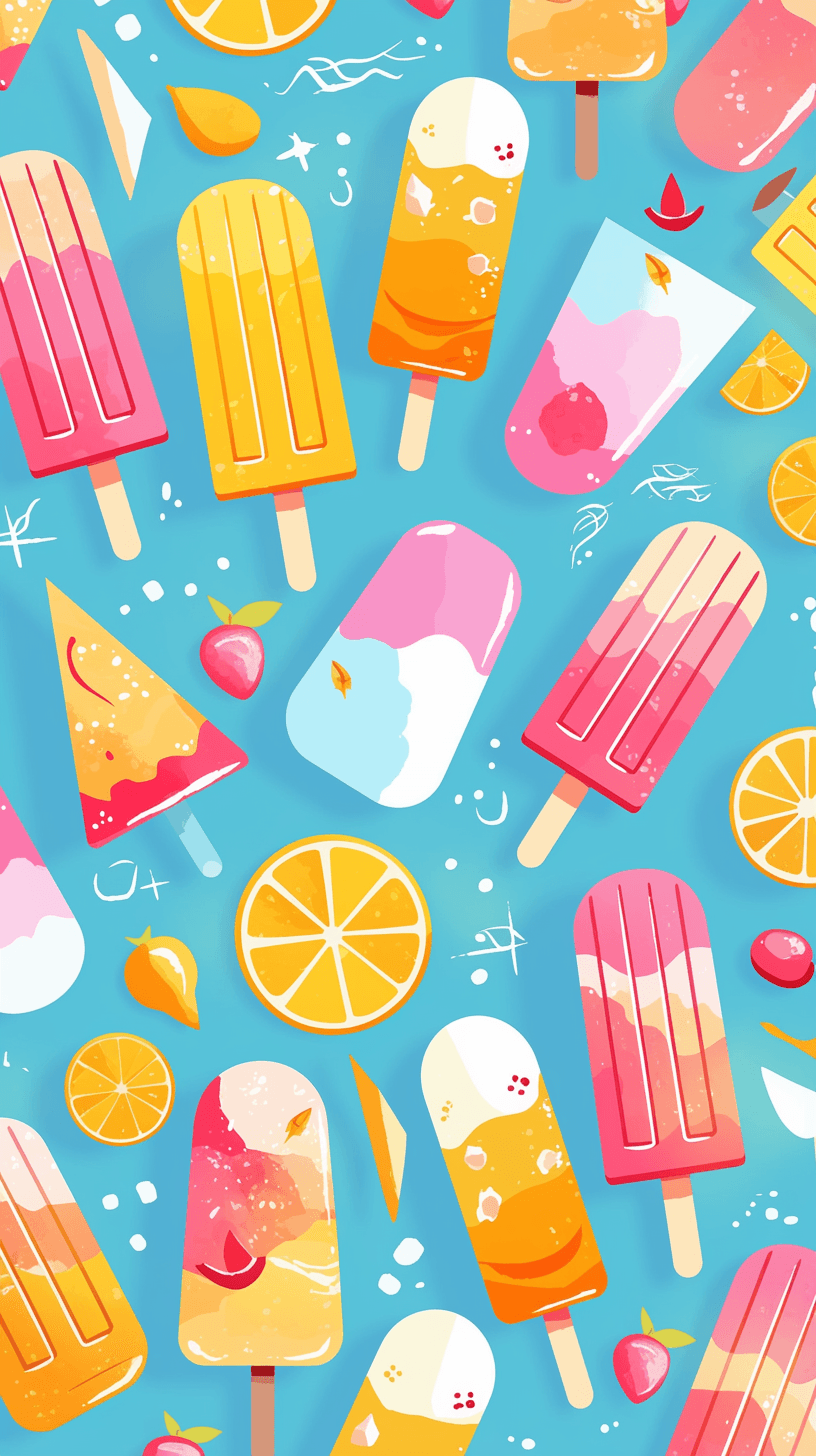 Ice Cream 030 original repeating artwork