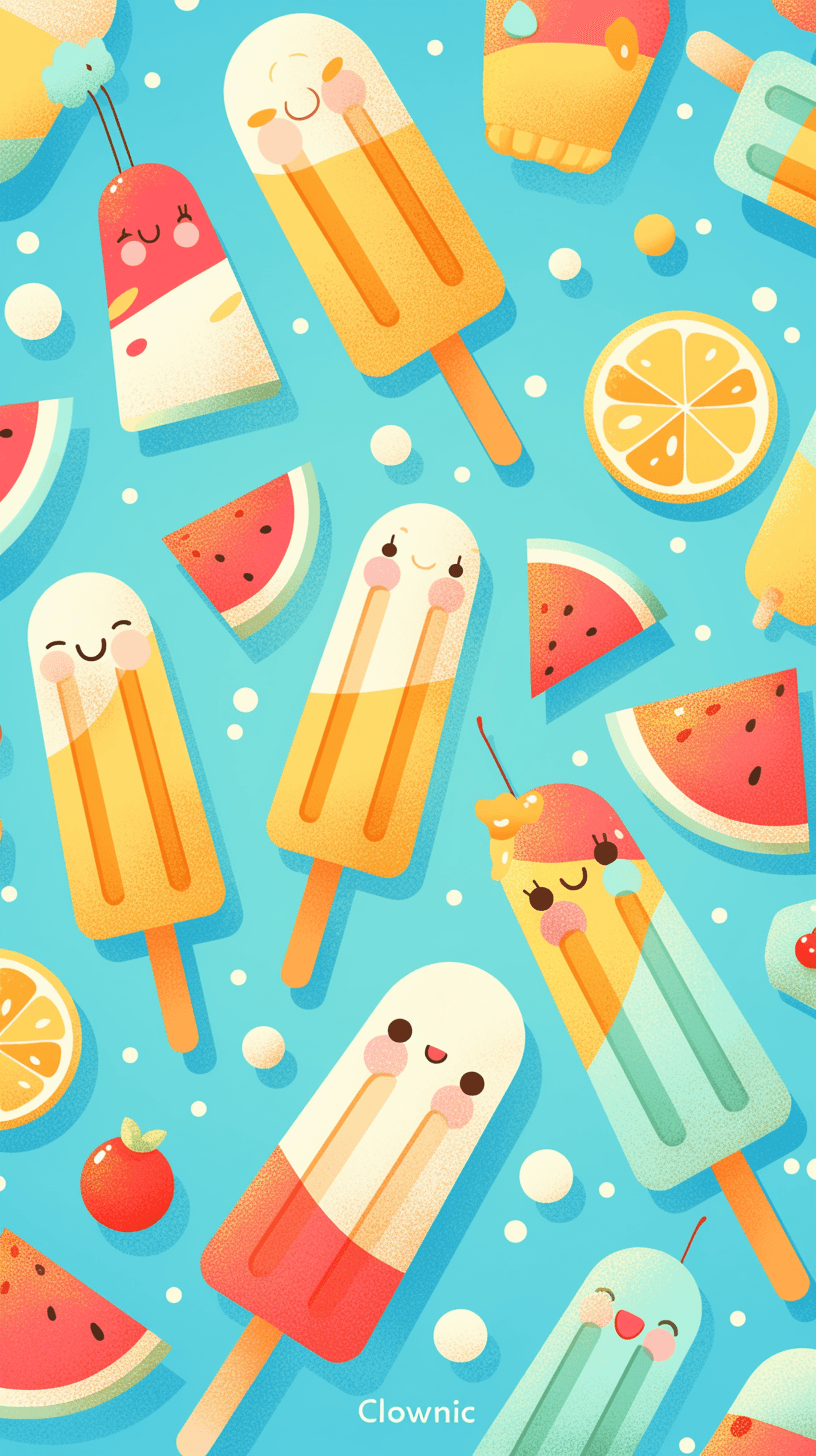 Ice Cream 082 original repeating artwork