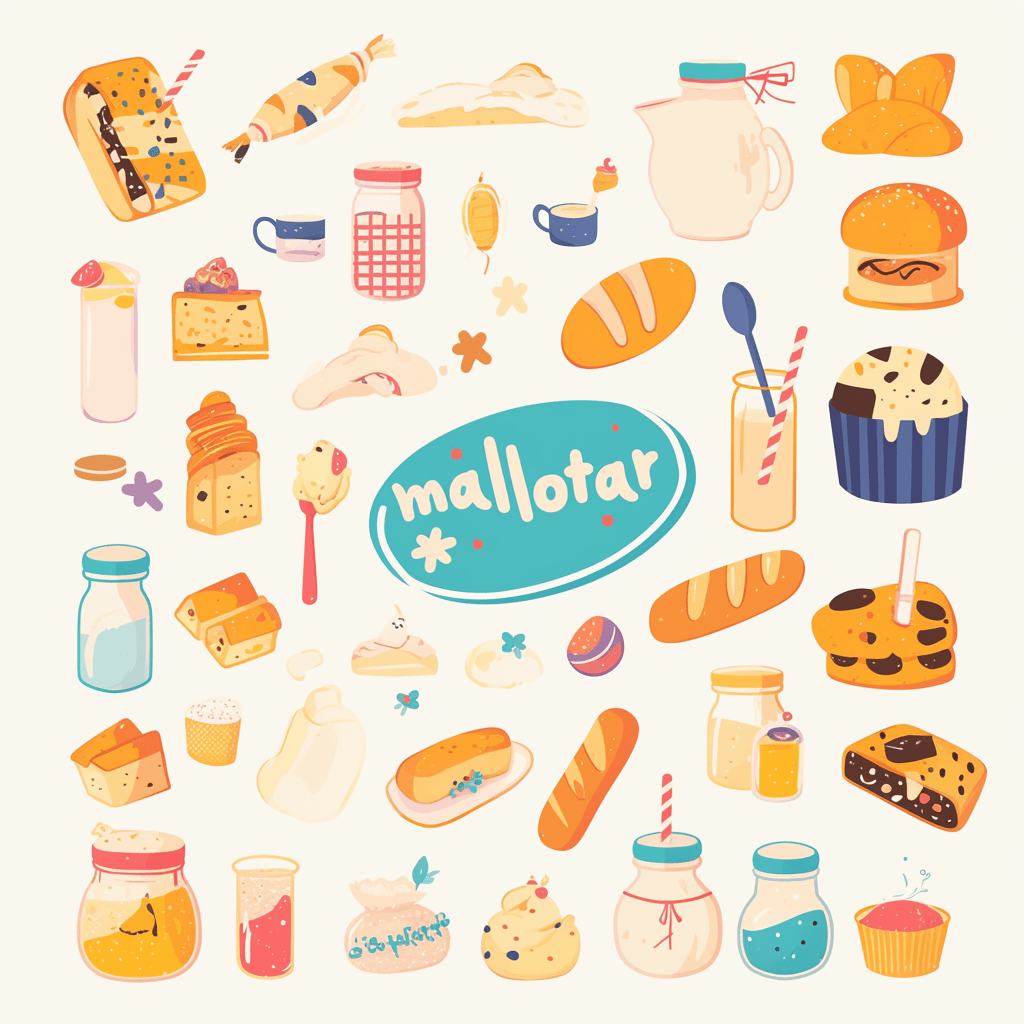 Bakery Loop original repeating artwork