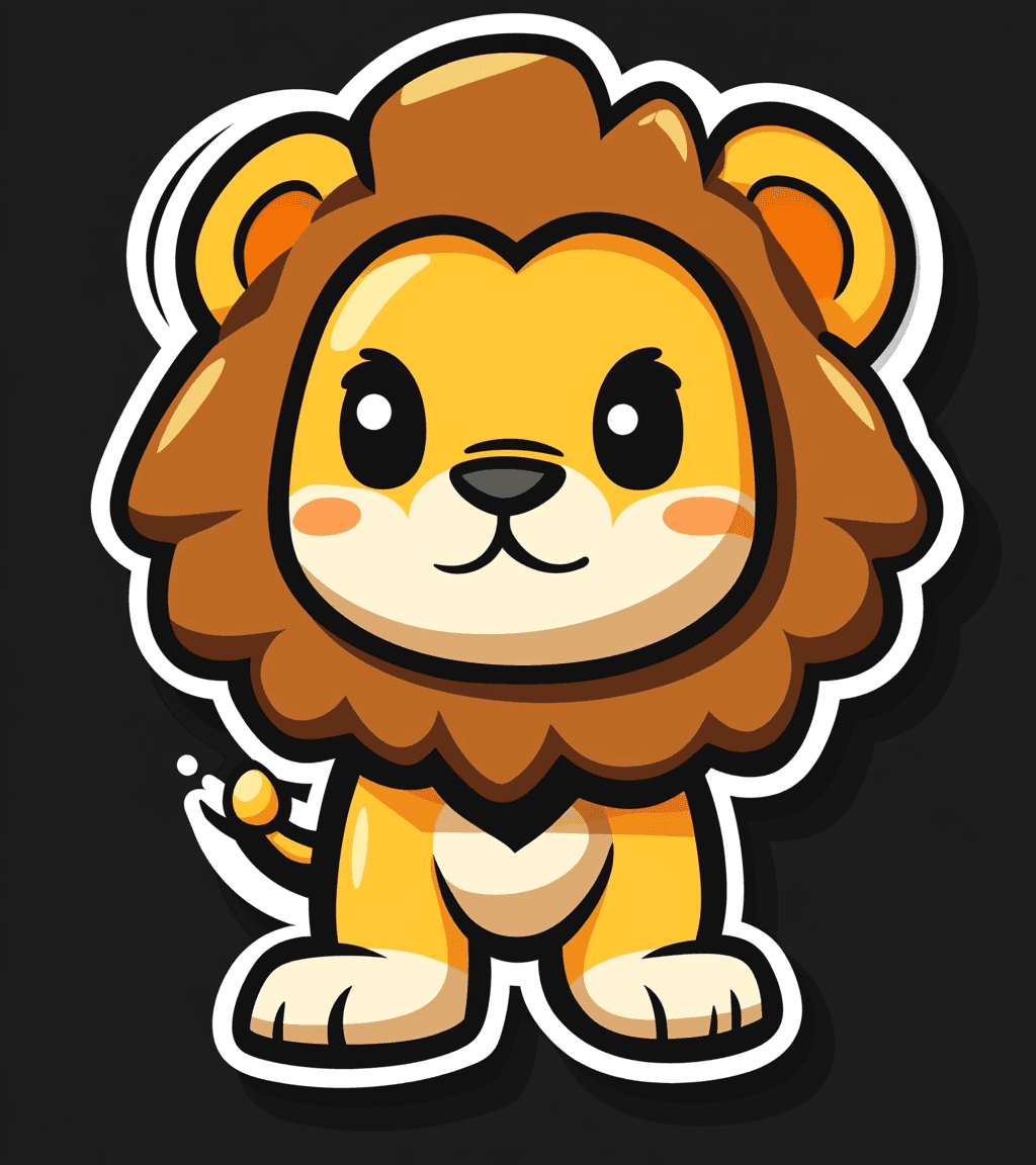 Lion Club original repeating artwork