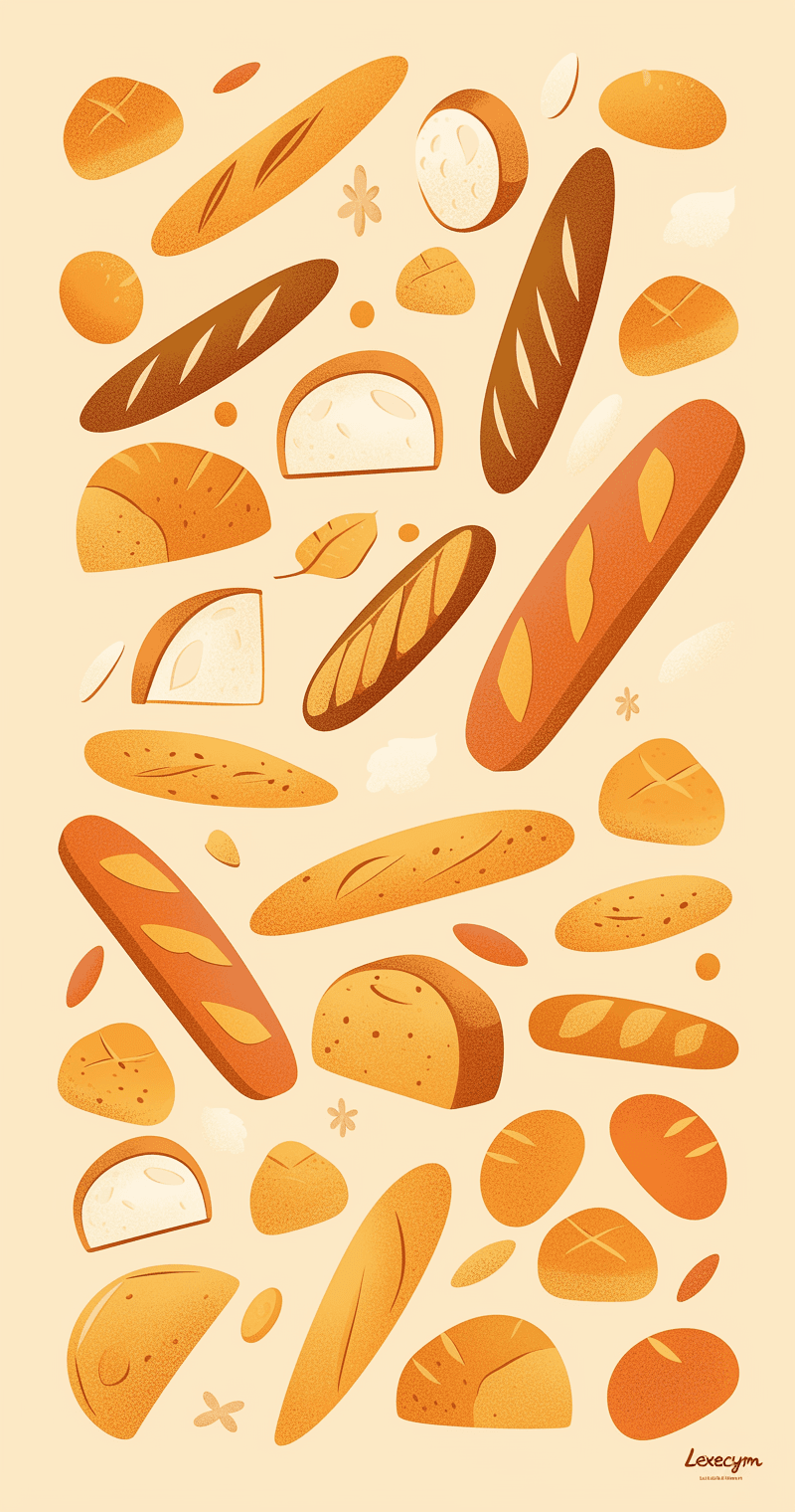 Bakery Tribe original repeating artwork