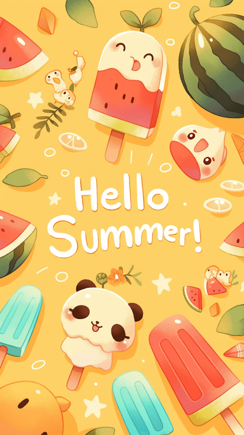 Fruit Picnic original repeating artwork