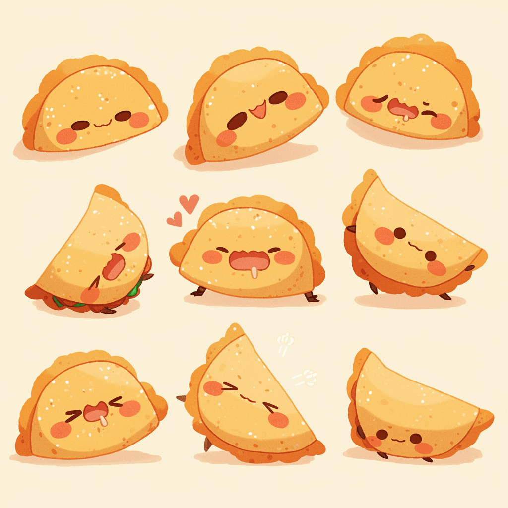 Cute Snack Club original repeating artwork