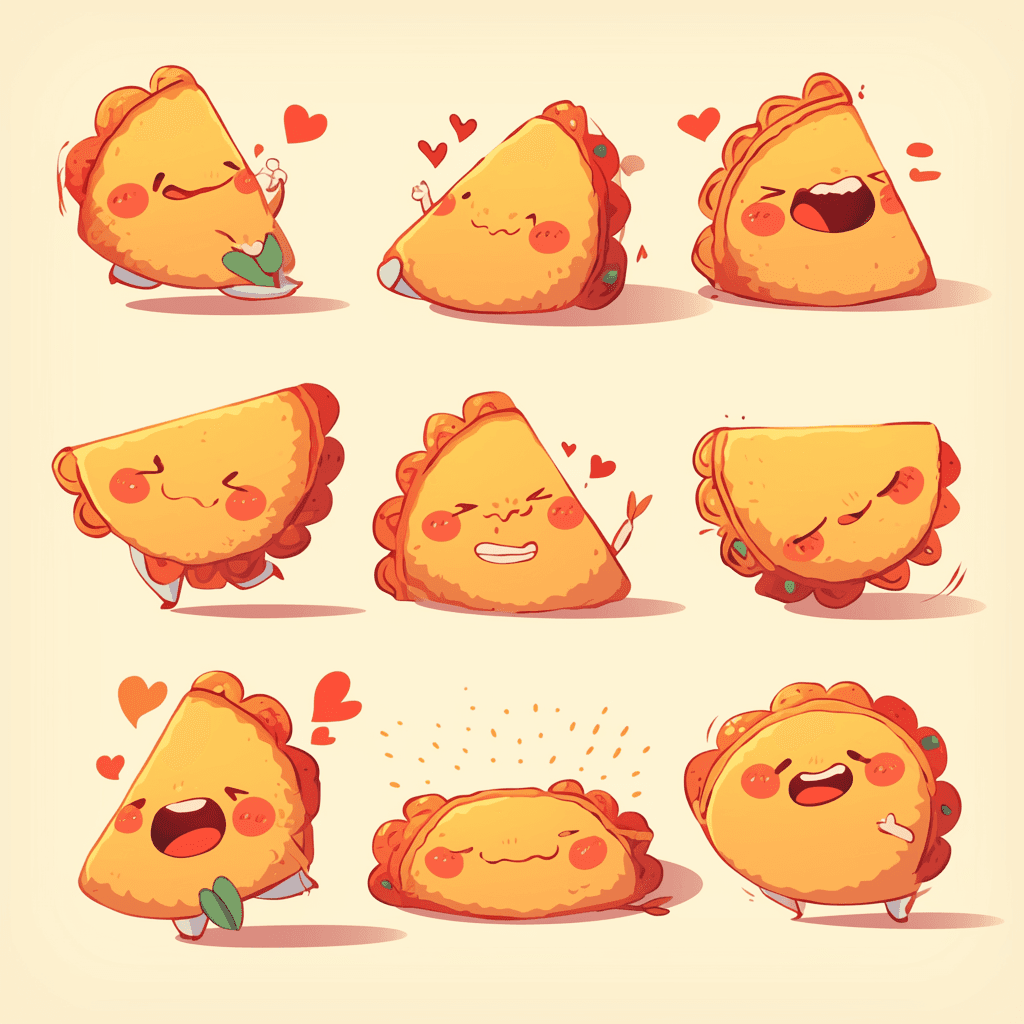 Cute Snack 006 original repeating artwork